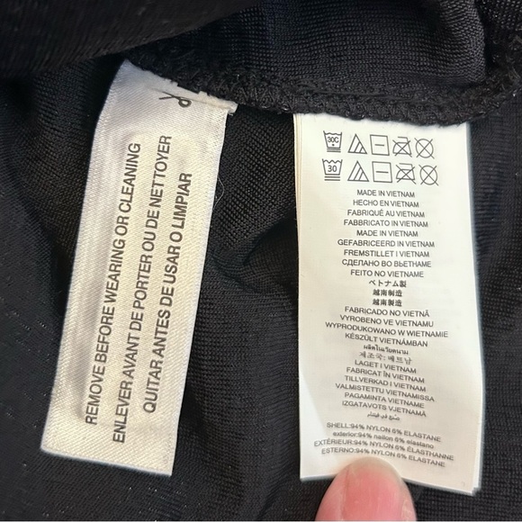 Michael Kors Mirror Dot Matte-Jersey Crossover Mini Dress long sleeve belted - Picture 10 of 11